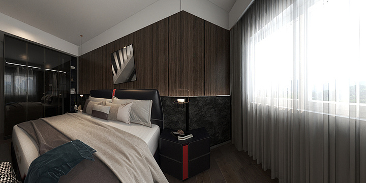 Manhan-德信海德公园83.00㎡A2’3室2厅1卫1厨-装修设计方案