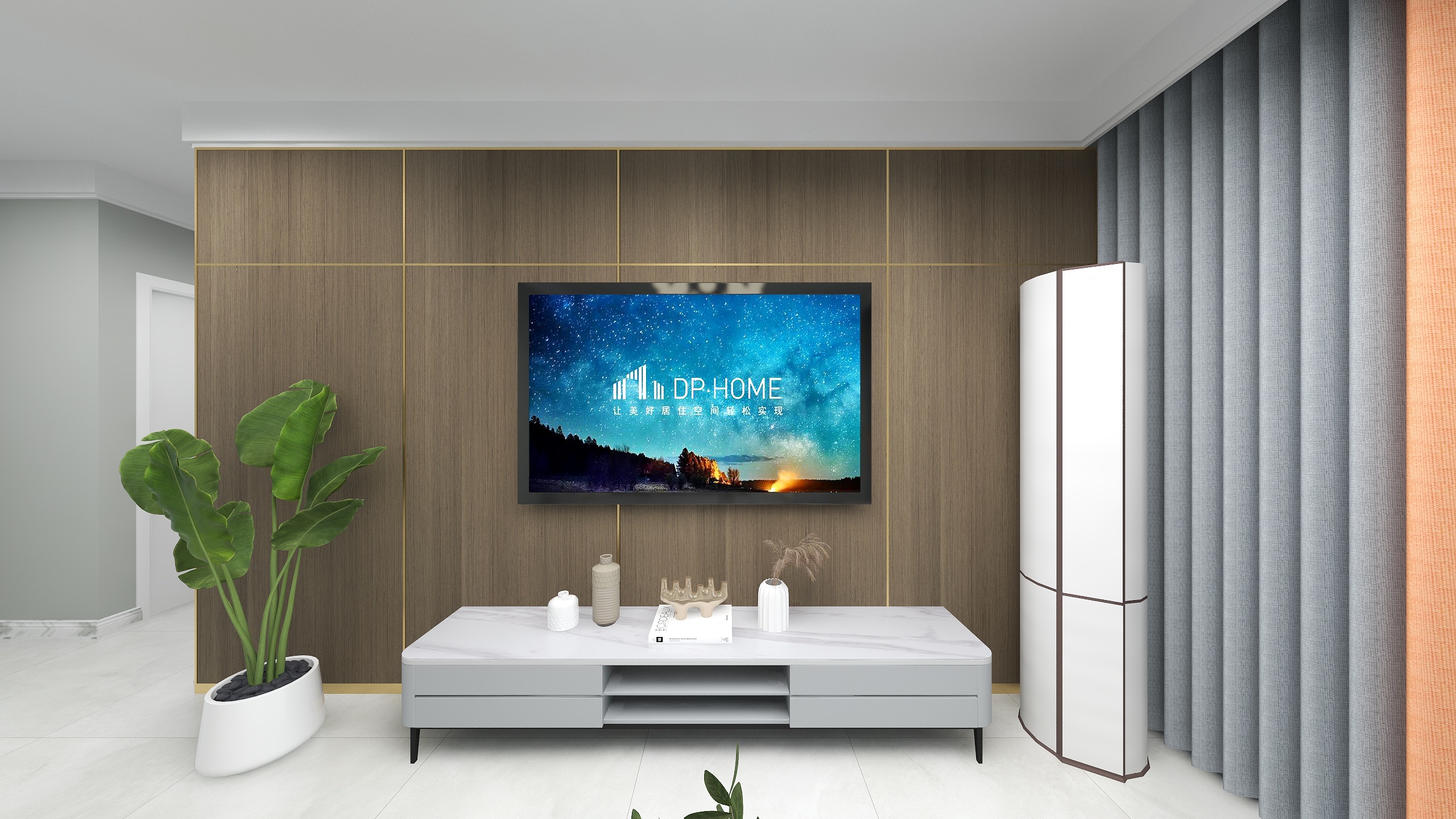 设计师Miss李-泰丰家园85平轻奢装修效果图