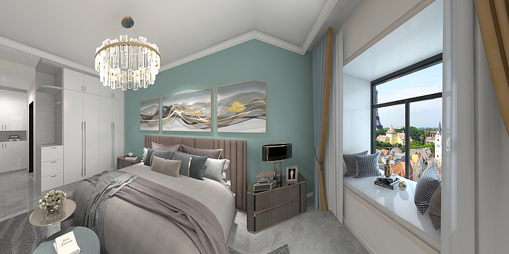 阿牛全案设计-金居城上城1号楼中户-装修设计方案