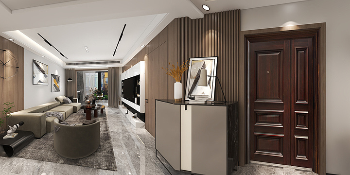 壹玖零柒-现代简约-装修设计方案