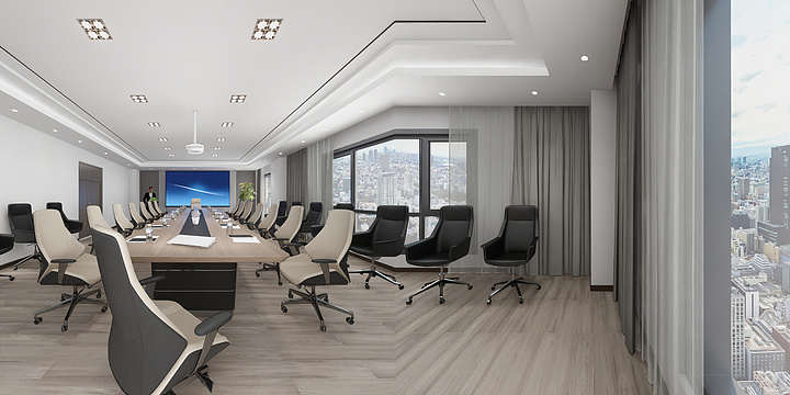 张耀梅-呈贡4-201办公室-装修设计方案