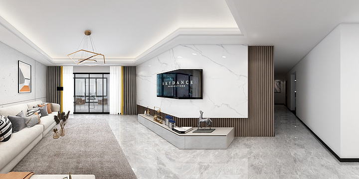 好光设计-134㎡轻奢风-装修设计方案