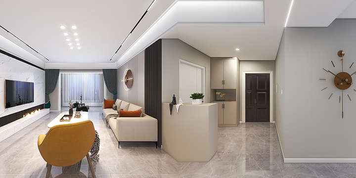 冒牌设计师巩-锦悦华庭-装修设计方案