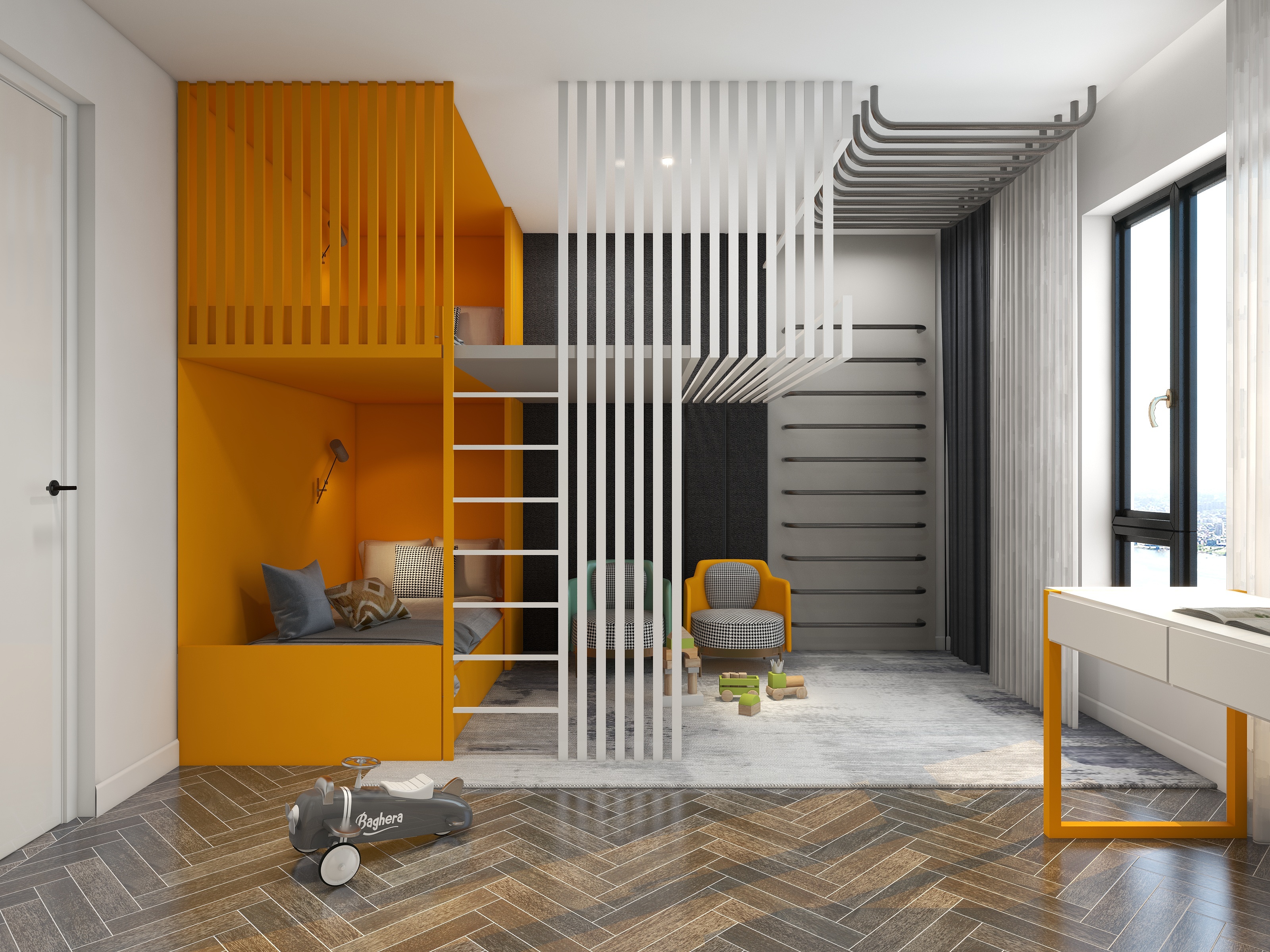 WQ王倩-儿童房练习户型-副本-装修设计方案