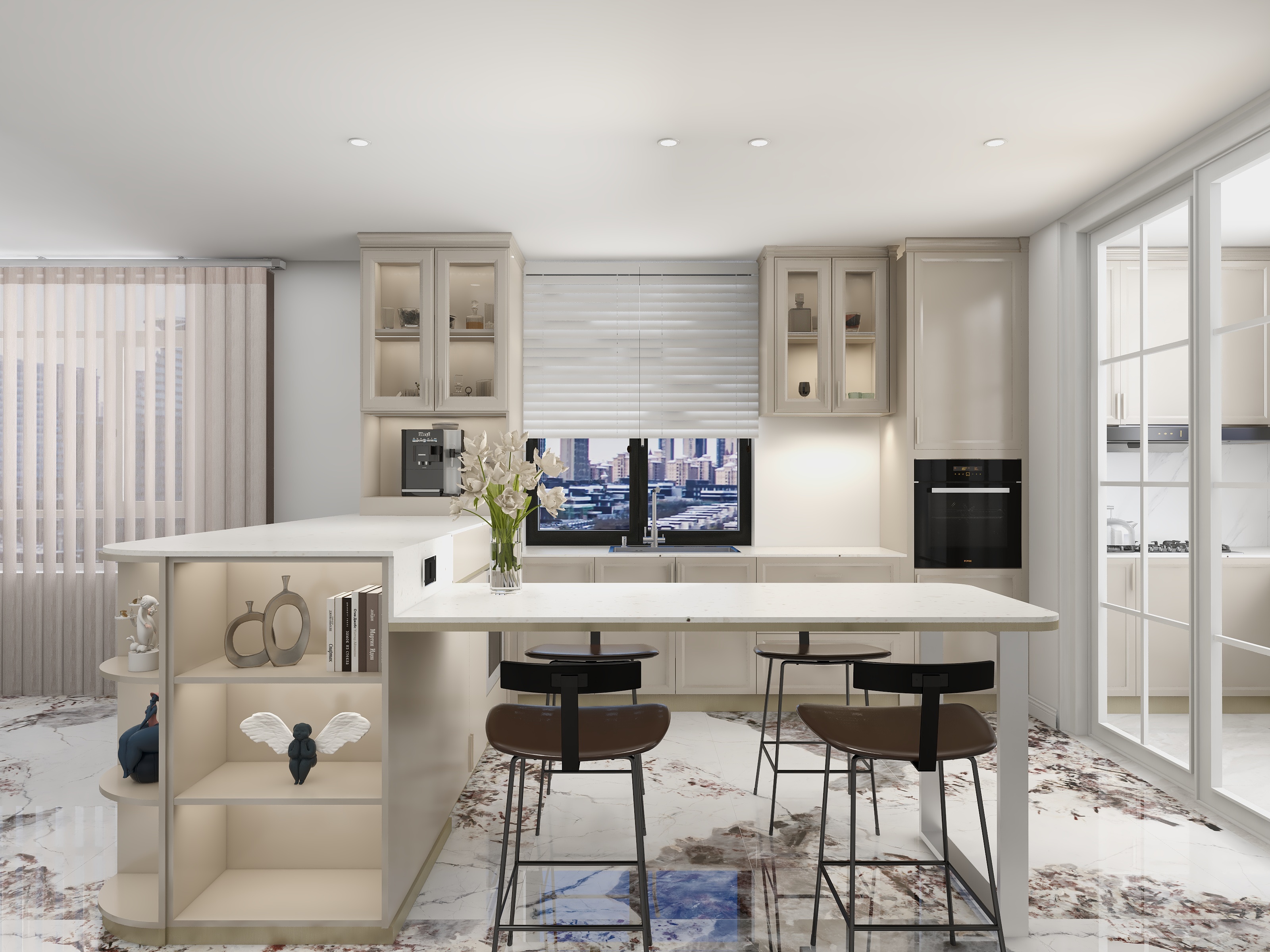 名杉定制-博乐东湖壹号院中西厨-装修设计方案