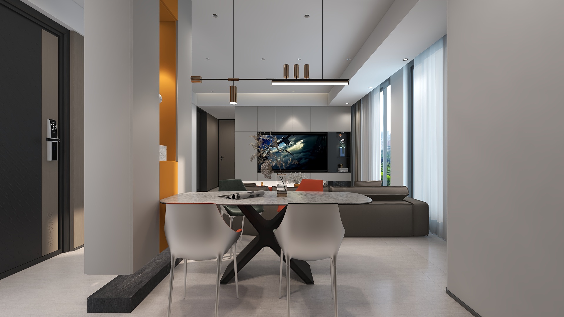 PaI全案设计-瑞和园89.50㎡B户型3室2厅1卫-装修设计方案