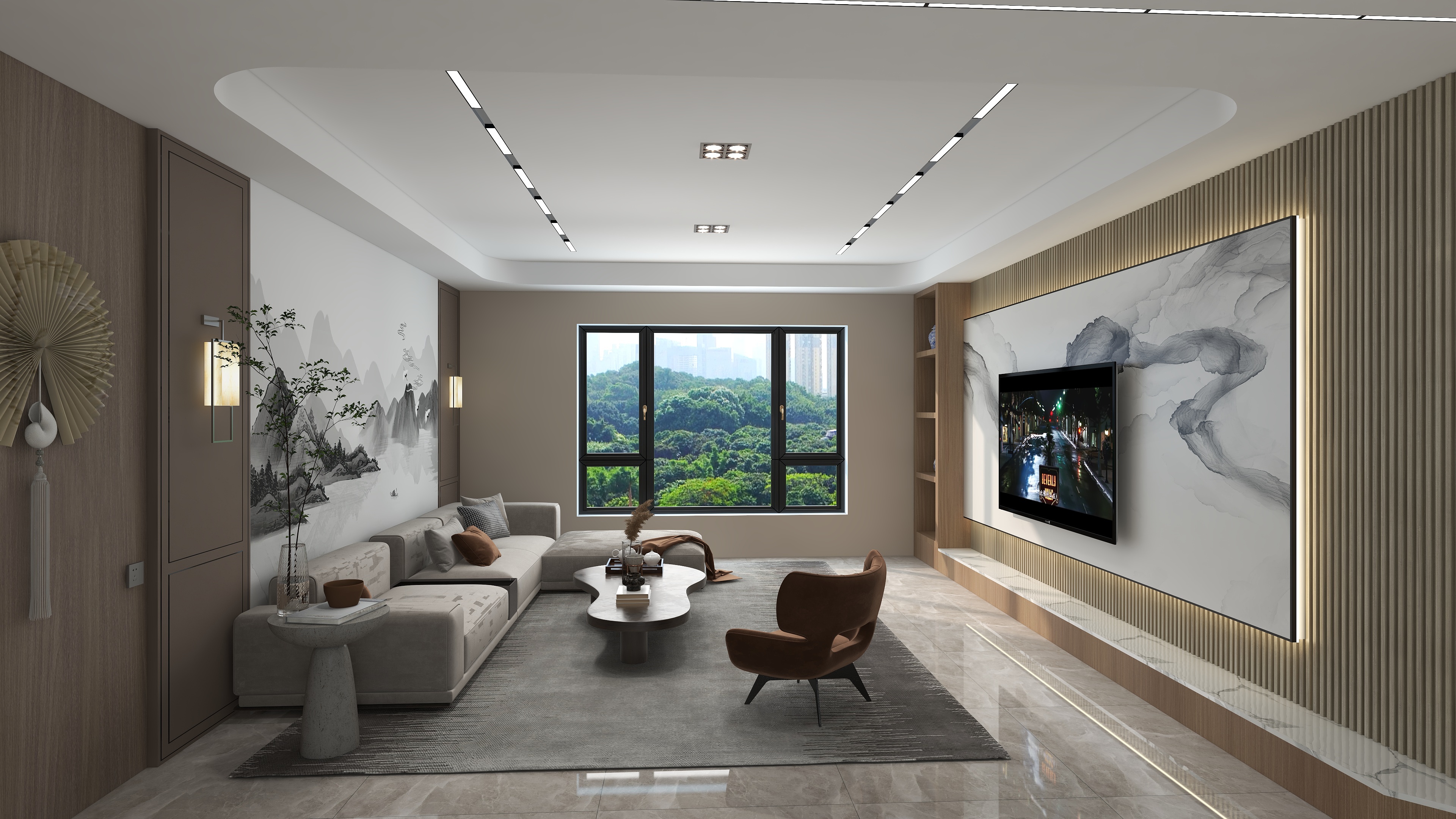 李梓嘉-鲁能公馆（天津）装修效果图