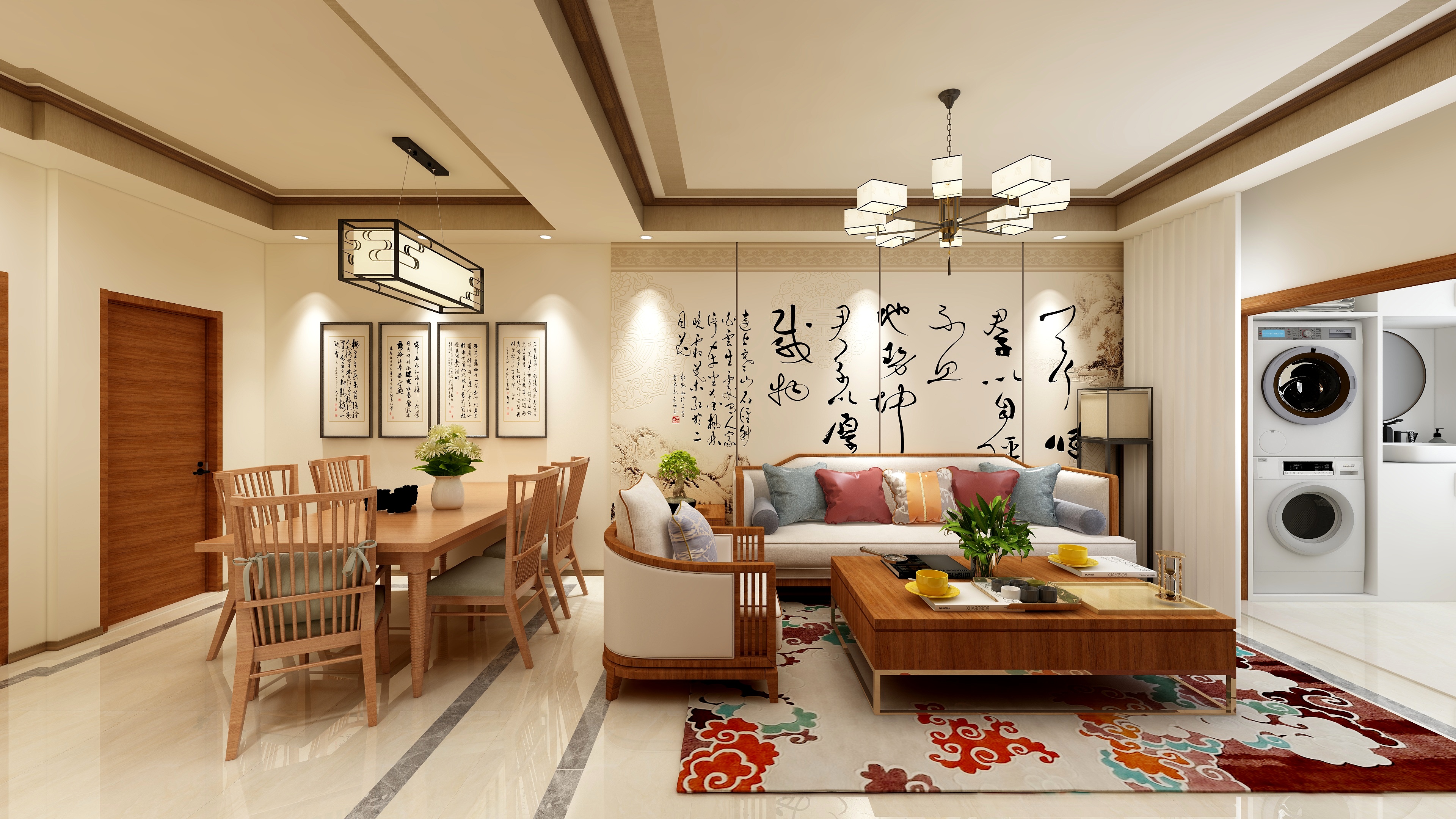 36钮欣宇-黑龙江农业工程职业学院-钮欣宇-新中式-装修设计方案