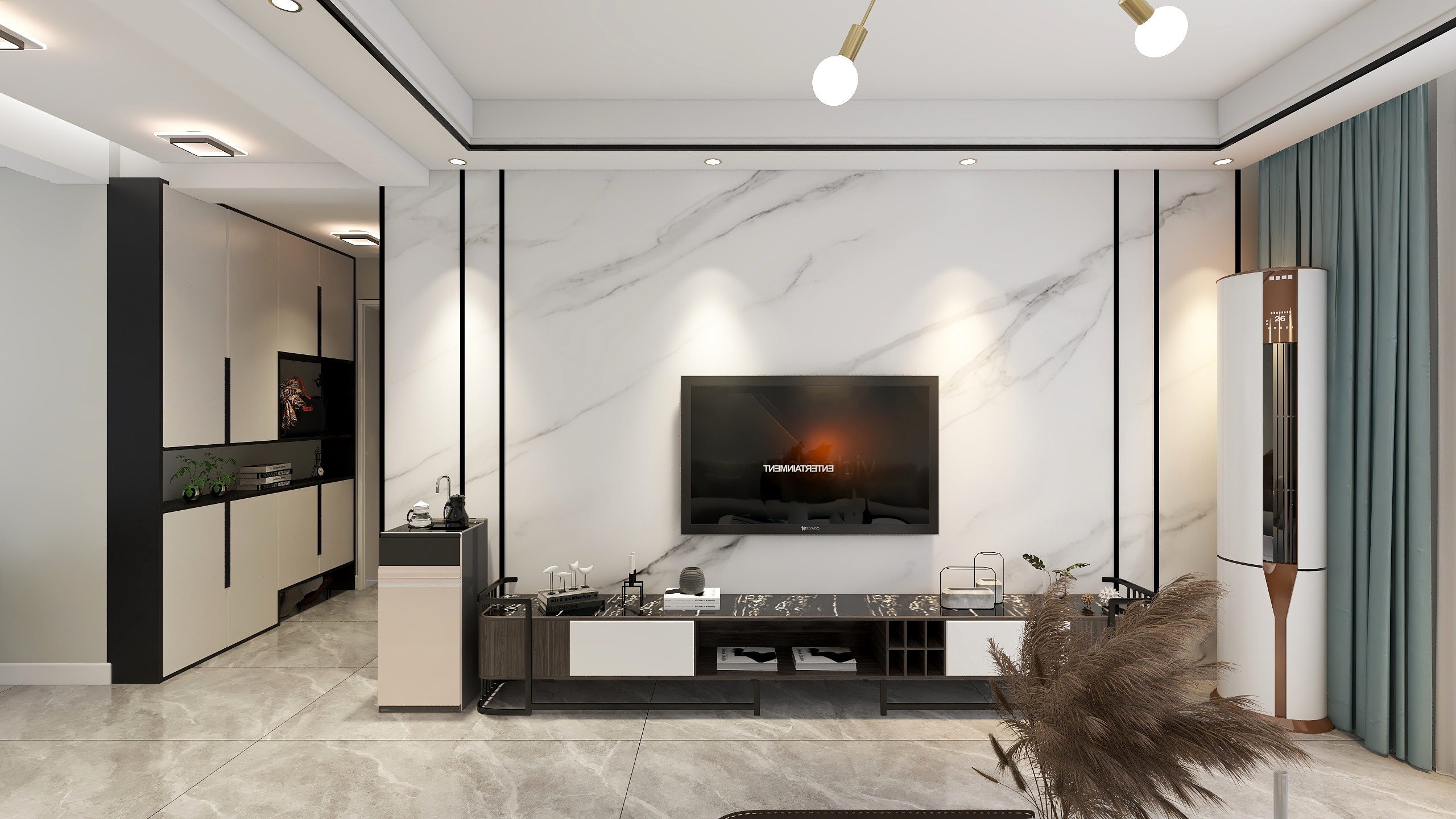 雅庭居全屋定制-水韵佳城阳光美女装修效果图