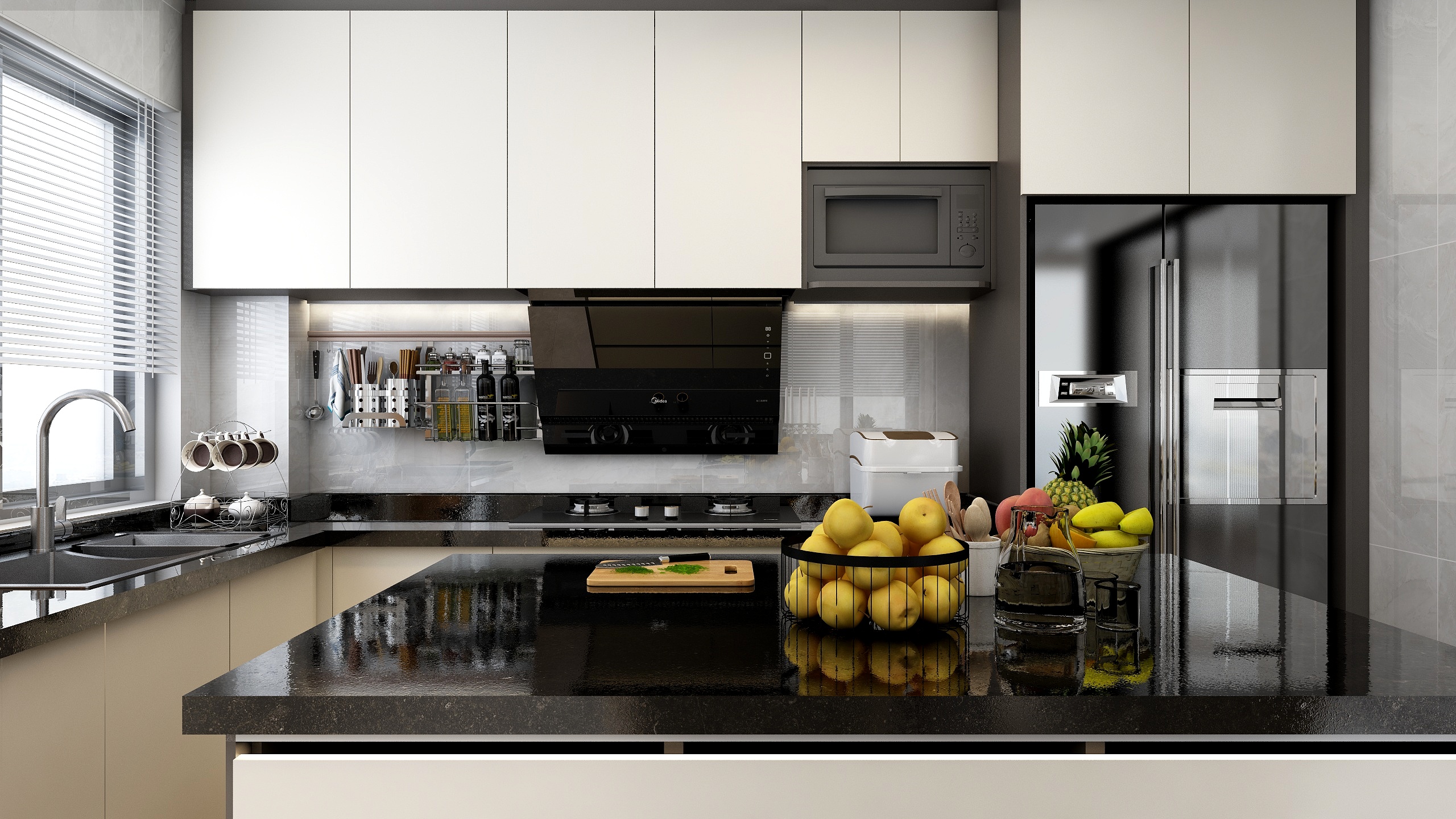 袁思煜-轻奢间的厨艺空间-装修设计方案