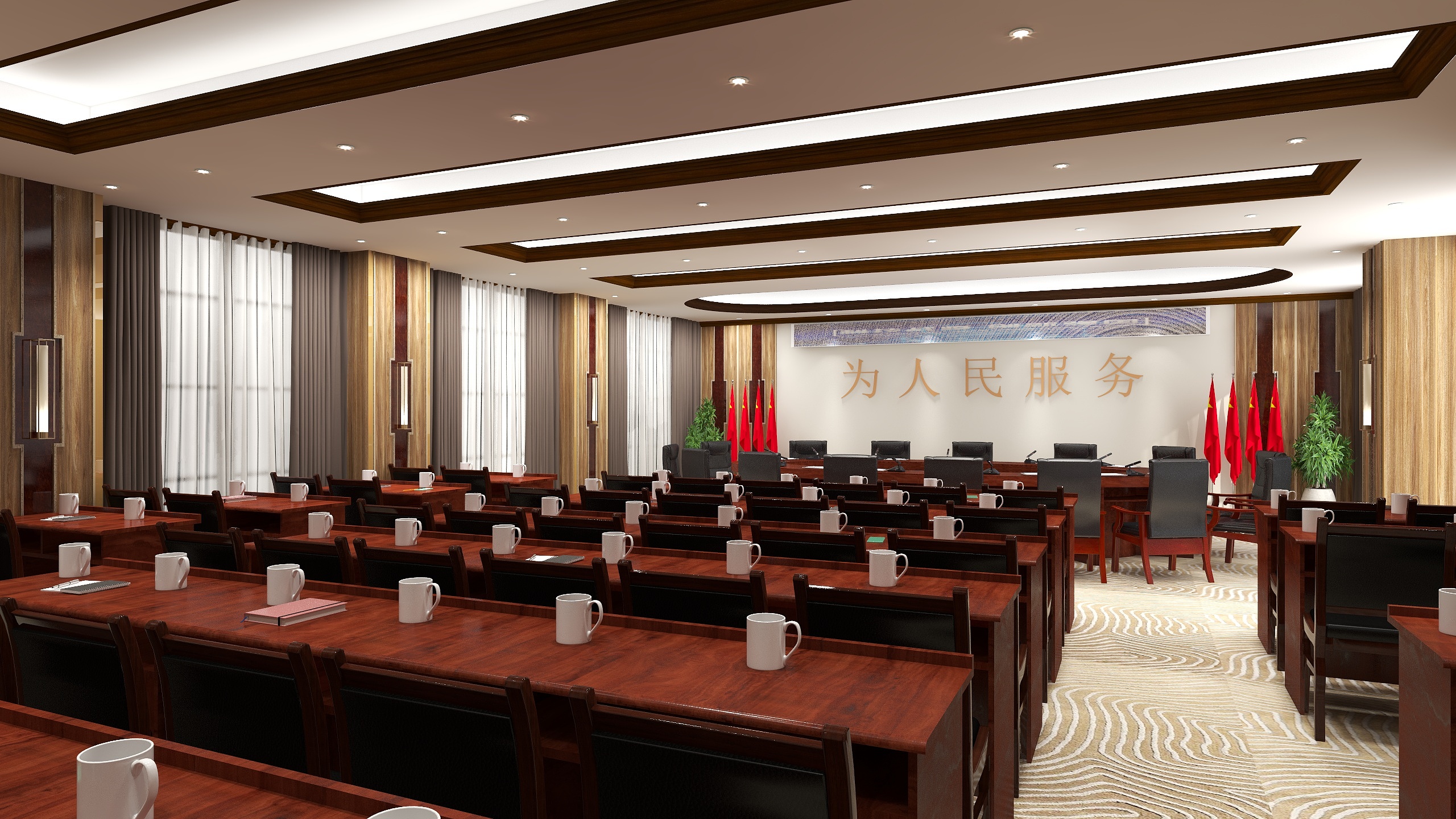 季惊蛰-会议室平面图.dwg-装修设计方案