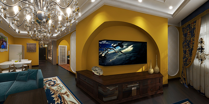 菲必_阿布-五家渠市79平方米高层房子-装修设计方案