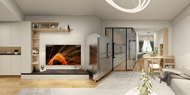 CASA整木高定-26栋508单身公寓-装修设计方案