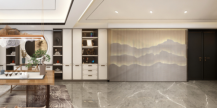 色彩学-《会议室》40㎡-现代风格-装修设计方案