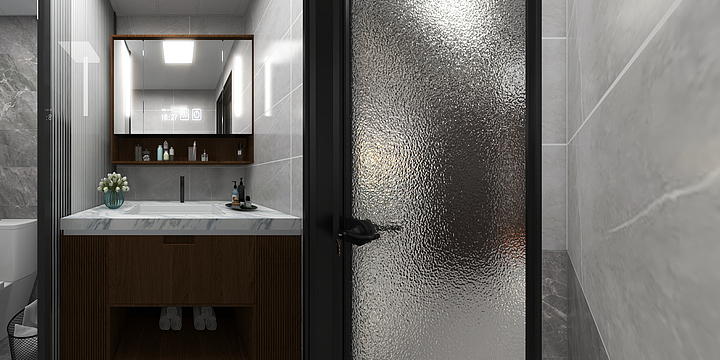 云隐青龙影-北京房山二居室新中式效果.dwg-装修设计方案