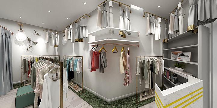 BLK全屋定制-服装店1.dwg-装修设计方案