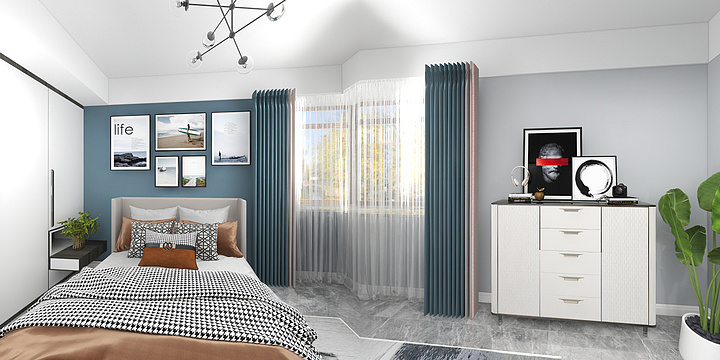 星空装饰设计LN-中登家园-装修设计方案