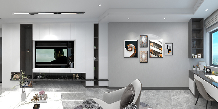 北辰10136-金夏学府（星光装饰）*-装修设计方案