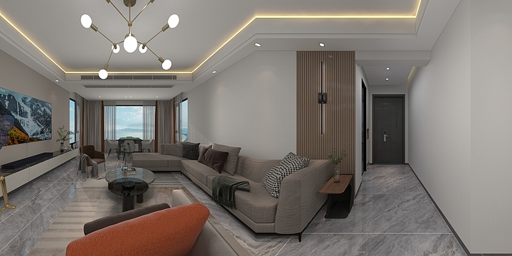 宇尚高端设计落地研发中心-中港珑熙府8栋1单元1701-装修设计方案