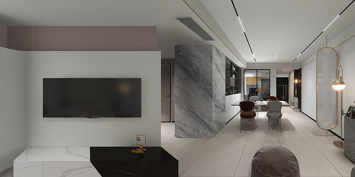 166****1100-壹号院效果图-装修设计方案