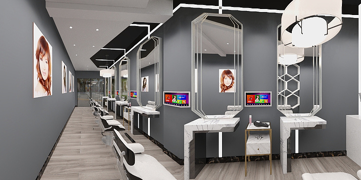 豆豆筒学18992182489-永琪美发-装修设计方案