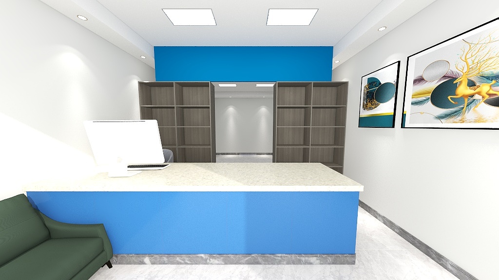 巴中易设计师-多美洗衣店-装修设计方案