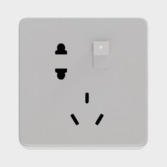 Modern Switches & Sockets,green