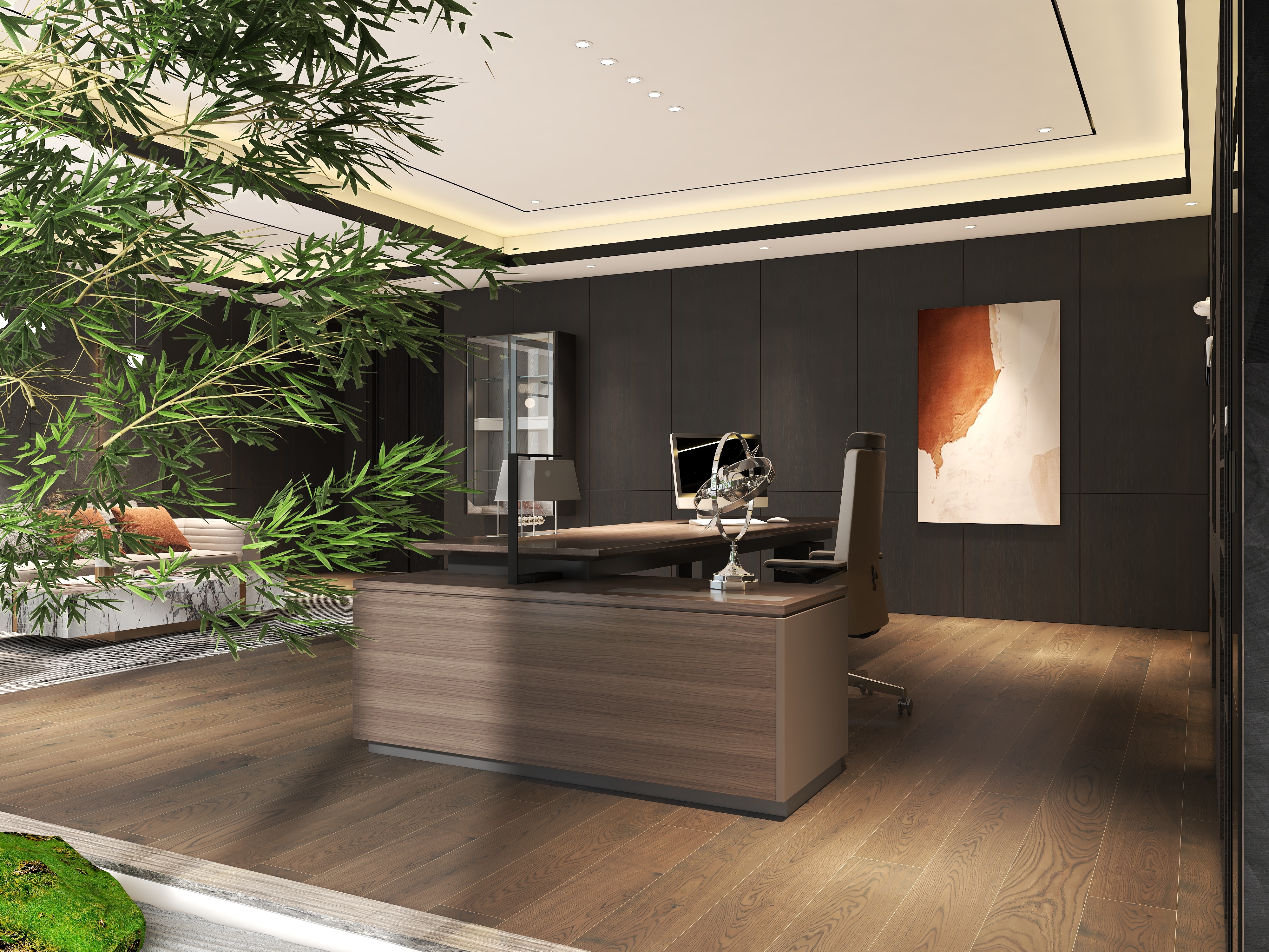 E丶squire-董事长办公室-装修设计方案