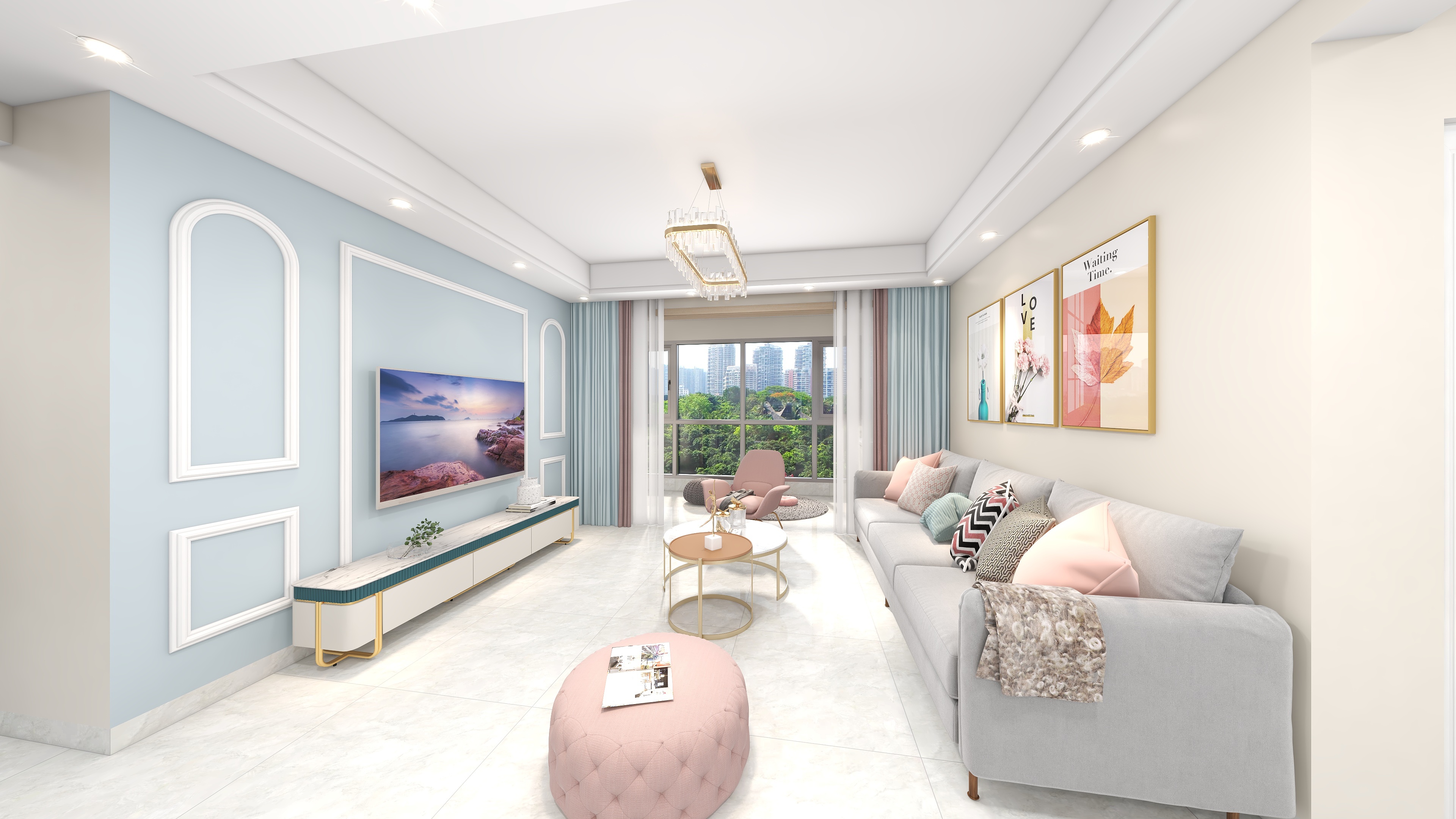 雅庭宜居装饰工程设计有限公司-曦悦湾畔2-01（清新）-装修设计方案