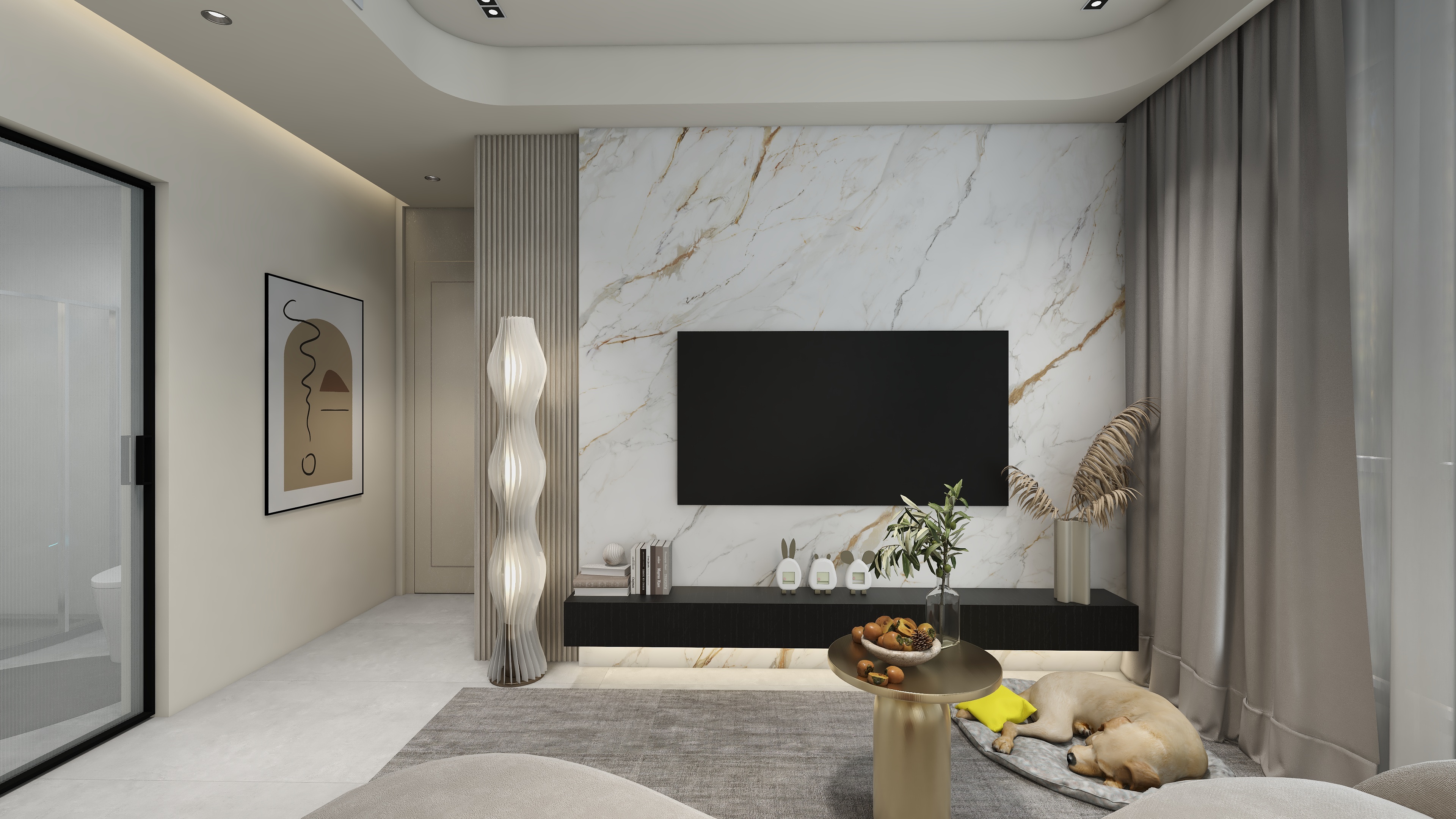 光核万花筒-瑞和园89.50㎡B户型-装修设计方案