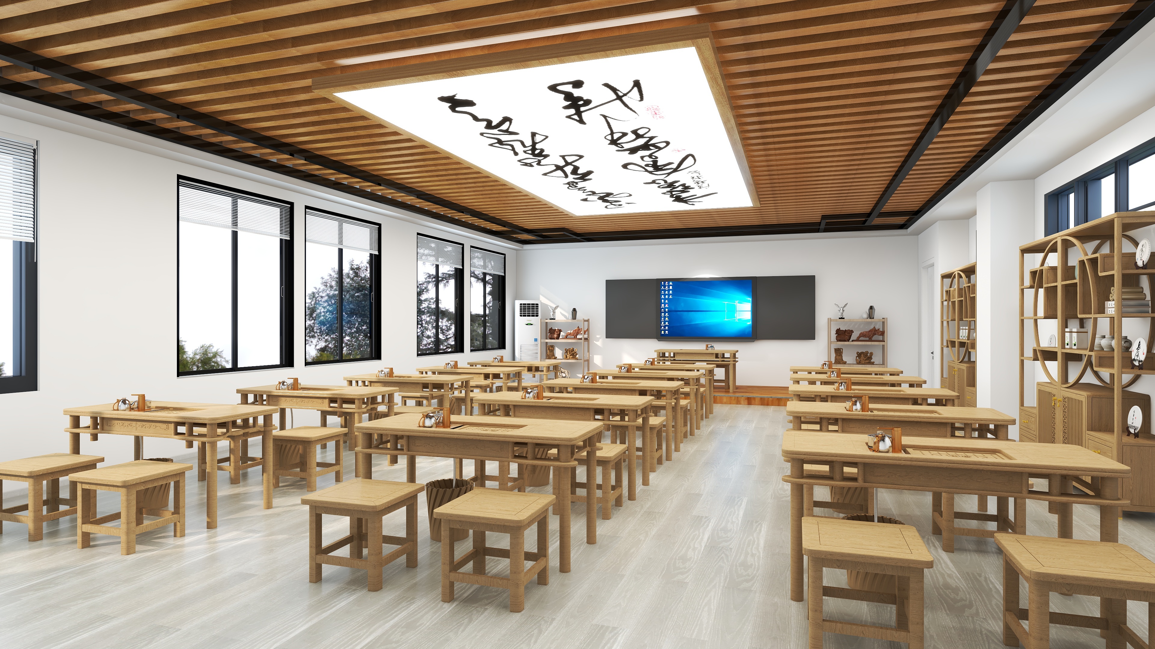 浙江康贝doBn-茶艺室-装修设计方案