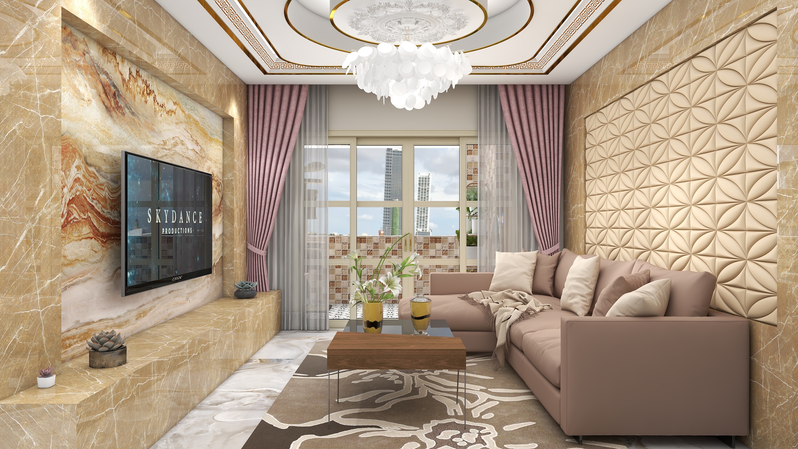 Song8888-德信海德公园83.00㎡A2’3室2厅1卫1厨-装修设计方案