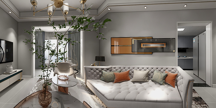 设计师Mr冯-万象国际陈先生-装修设计方案