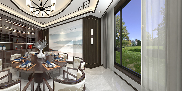 重庆潼南托斯卡纳集成墙顶专卖店-奚哥别墅--装修设计方案