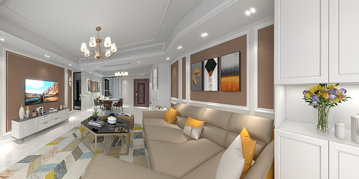 云川文创设计-御龙公馆07户型dwg.dwg-副本-装修设计方案