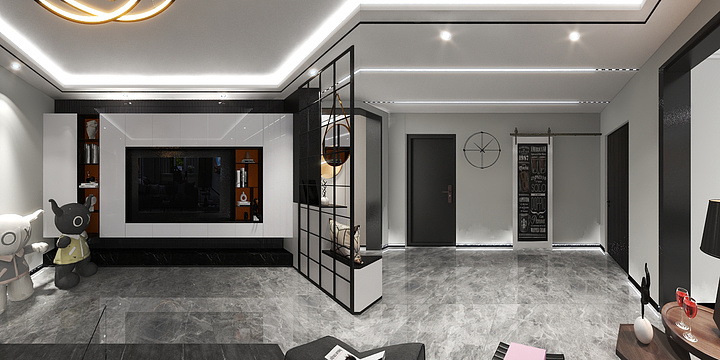 奔跑追赶-小弟.dwg-装修设计方案