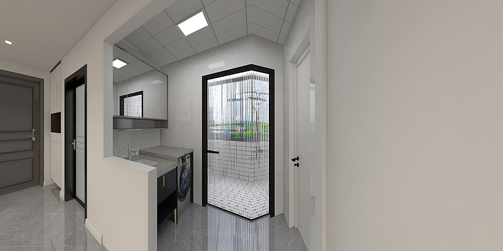 天津市恒月装饰-海棠雅筑三室-装修设计方案