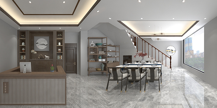 邢台晖扩建筑工程有限责任公司-建行街饭店-装修设计方案