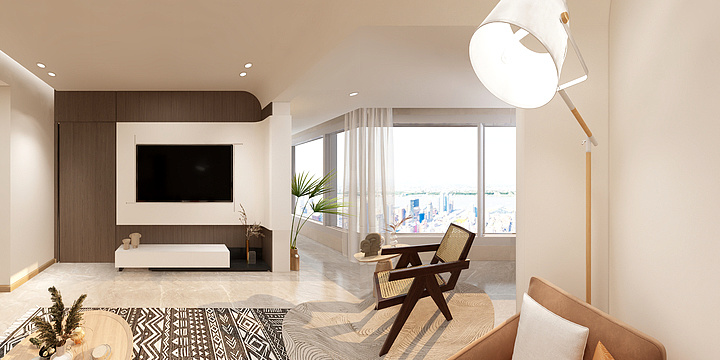 jumpoc-首府壹号119大地色-装修设计方案