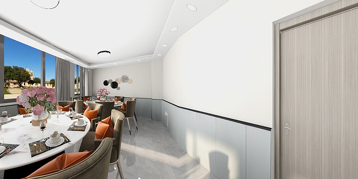 次泡泡-饭店包间-装修设计方案