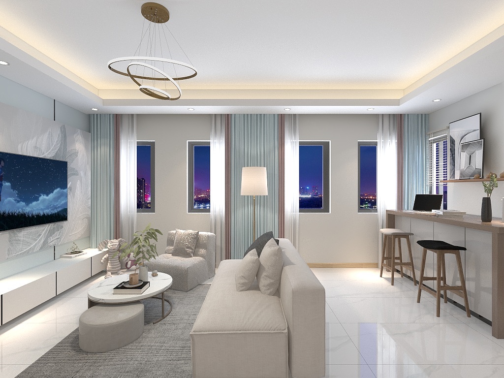 苏雨嫣-瑞和园89.50㎡B户型3室2厅1卫-装修设计方案