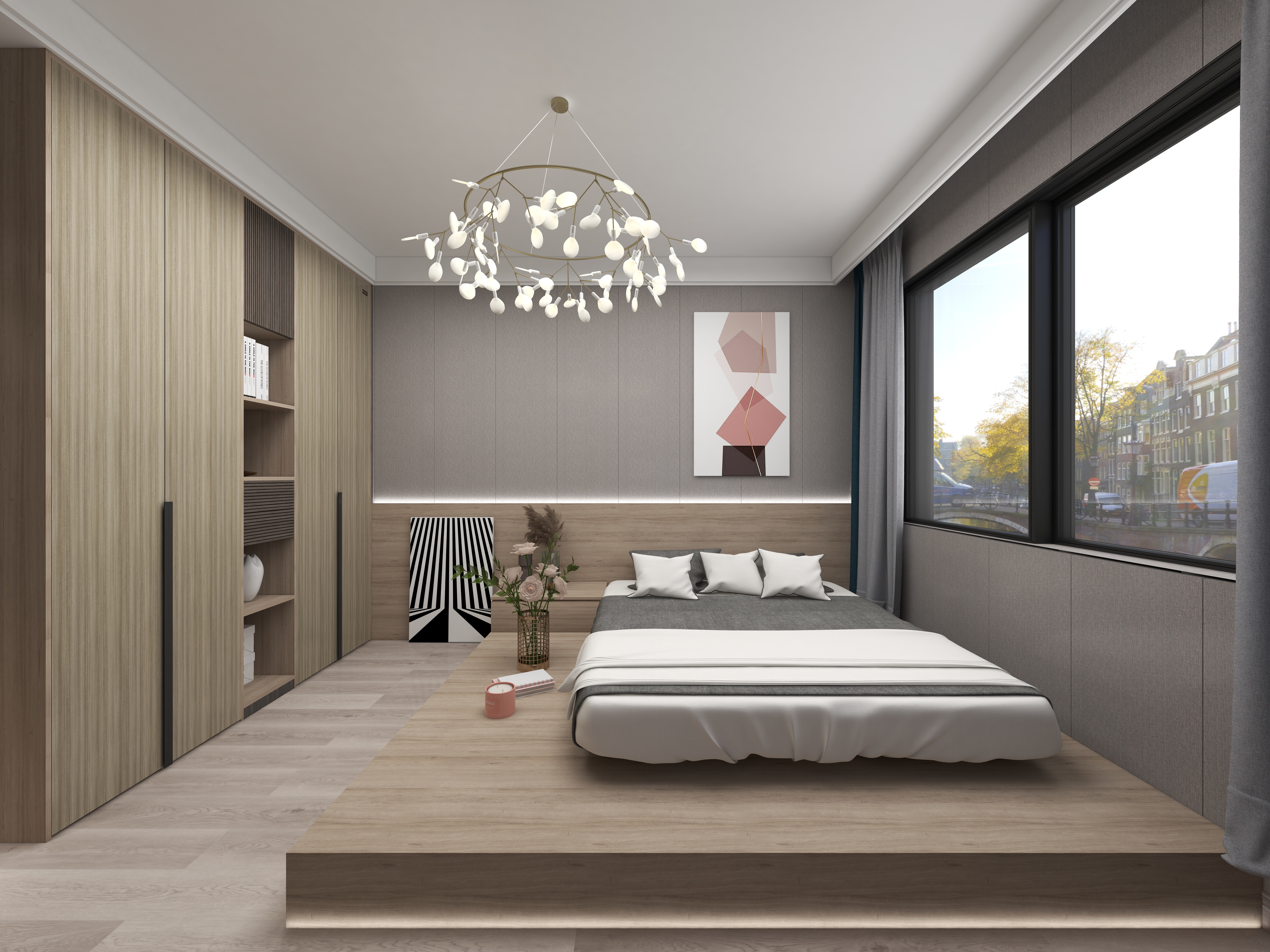 简墨视觉设计-德信海德公园83.00㎡A2’3室2厅1卫1厨-装修设计方案