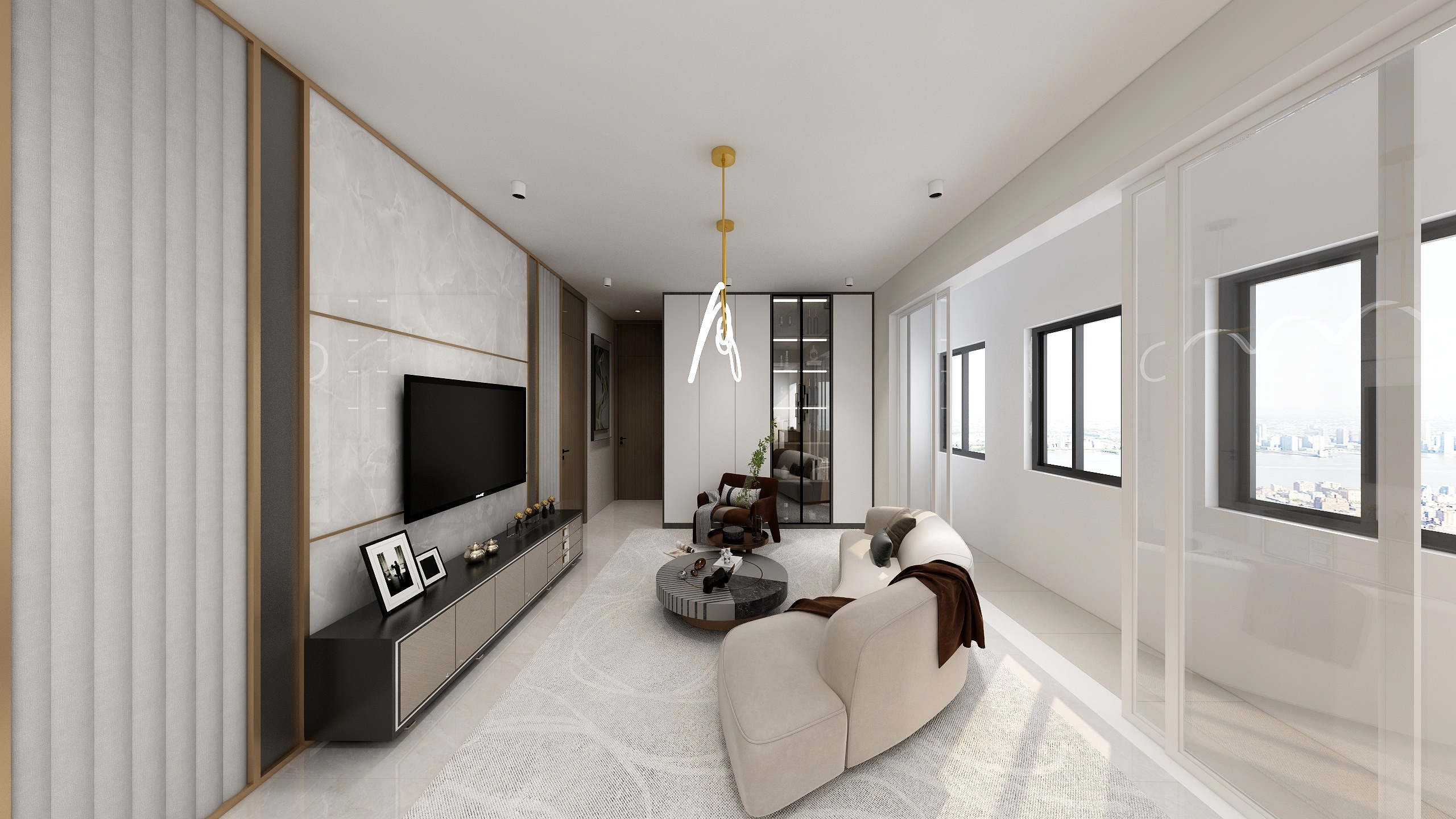 睡神XzLw-瑞和园89.50㎡B户型3室2厅1卫-装修设计方案