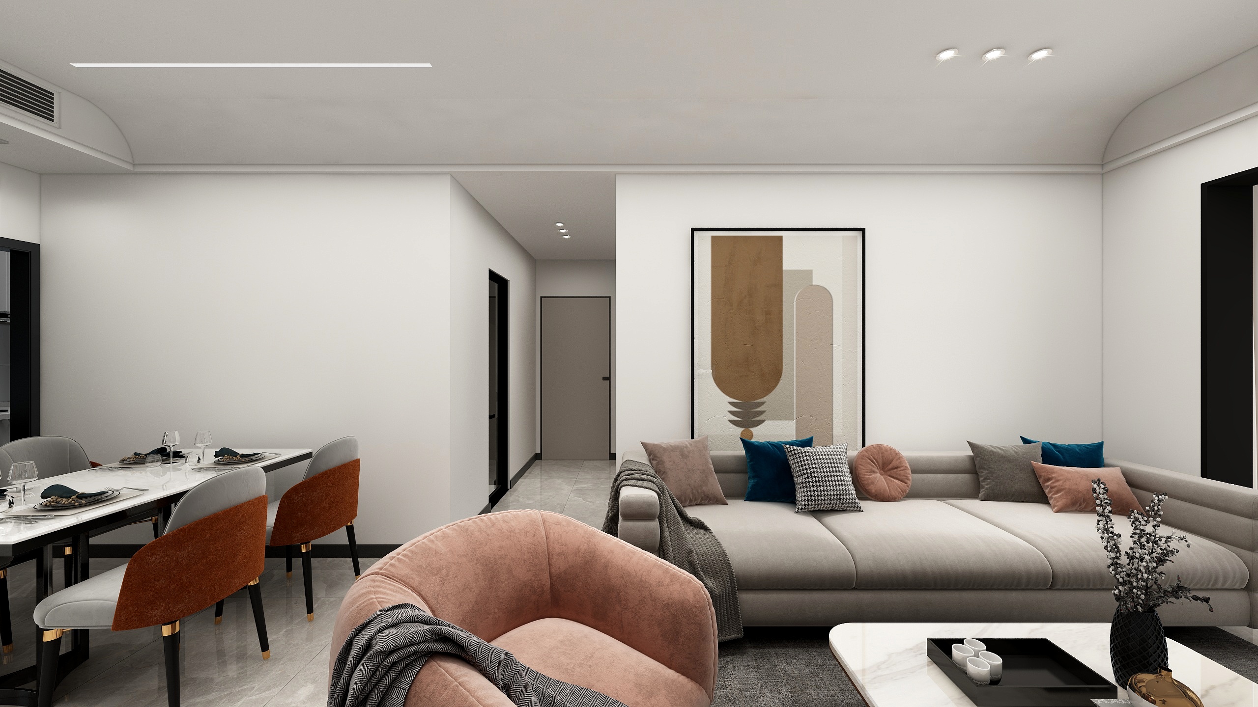 xst设计-两室一厅《现代》-装修设计方案