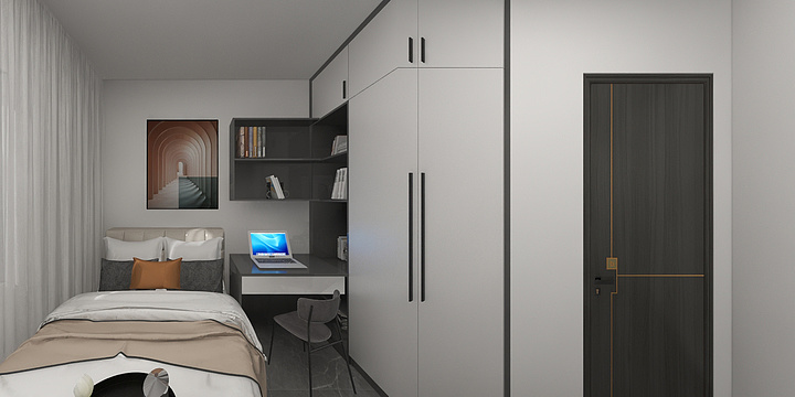 猫儿大左-书香丽景8-2-1601-副本2-副本-装修设计方案