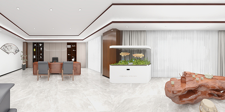 张耀梅-呈贡办公室-装修设计方案