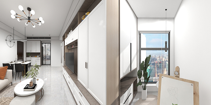 3DwzDAVN-和美家园设计效果-装修设计方案