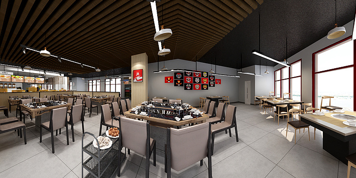 设计师蒲欢-七掌柜火锅店-副本-装修设计方案