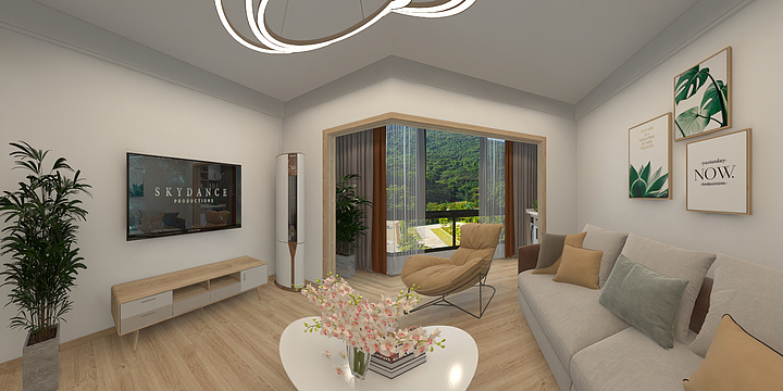 起跑线装饰设计-天鹅湖118户型-木地板-装修设计方案