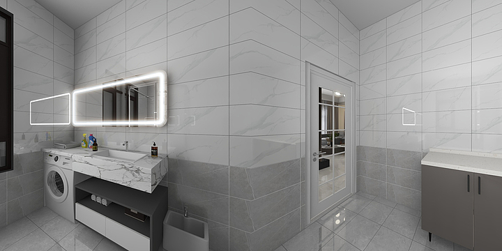 境空间设计工作室-后尹楼别墅效果图-装修设计方案